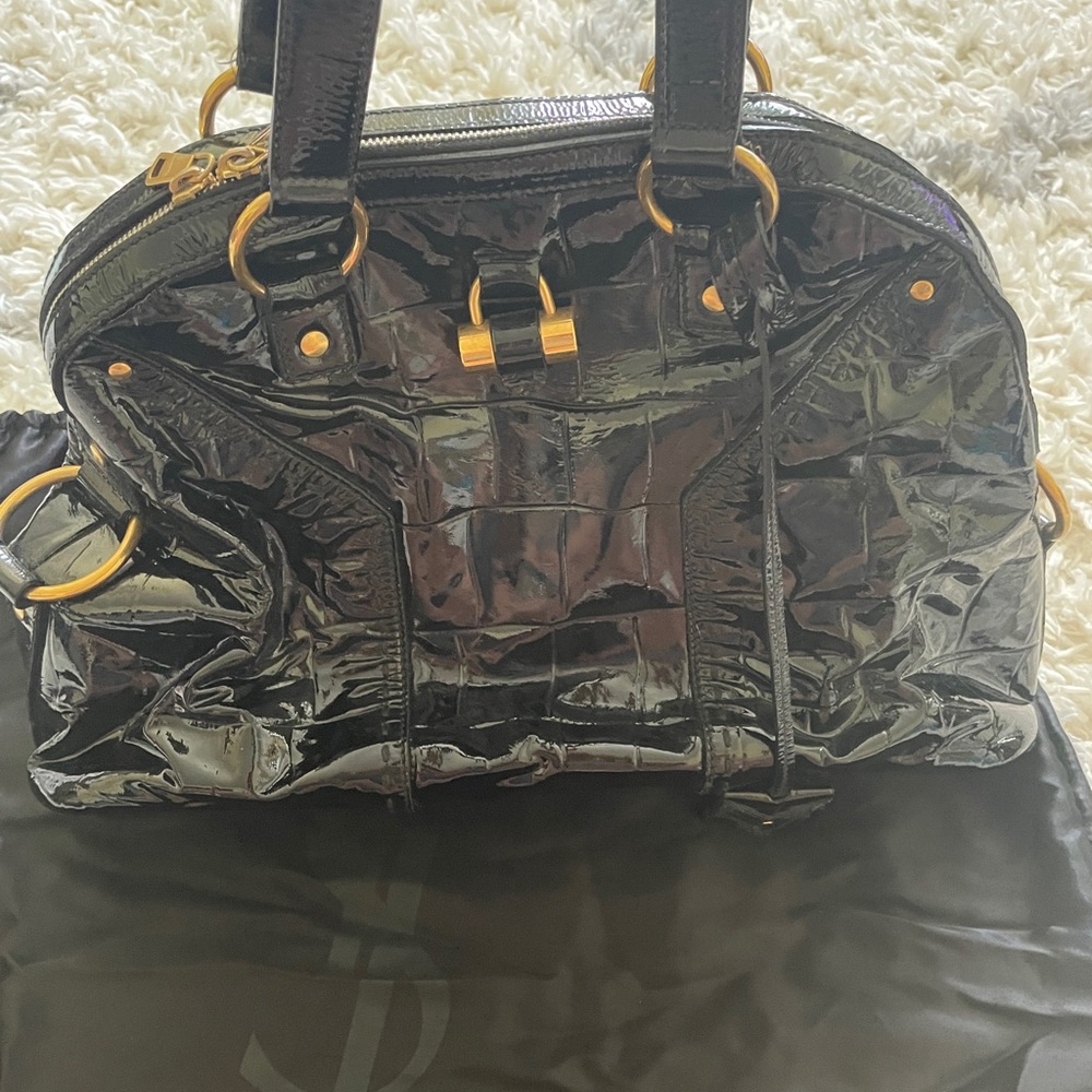 YSL Muse Patent Leather Bag
